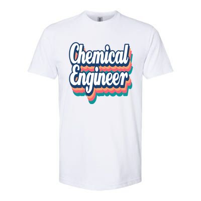 Chemical Engineer Engineering Major Retro Funny Gift Softstyle® CVC T-Shirt