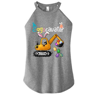 Construction Excavator Easter Day Egg Hunt Gift Women’s Perfect Tri Rocker Tank