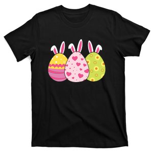 Cute Easter Eggs Happy Family Easter Day Gift Bunny Ears T-Shirt