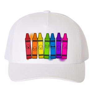 Cute Emotions Emoji Crayons Yupoong Adult 5-Panel Trucker Hat