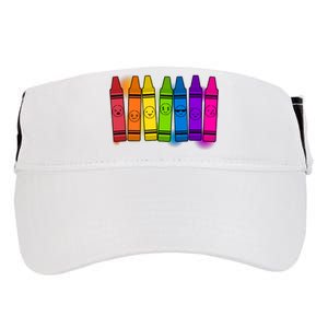 Cute Emotions Emoji Crayons Adult Drive Performance Visor