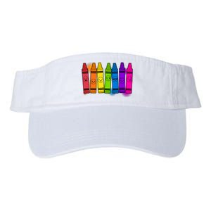 Cute Emotions Emoji Crayons Valucap Bio-Washed Visor