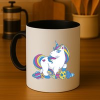 Cute Easter Eggs Unicorn Mug