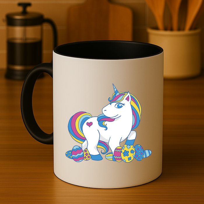 Cute Easter Eggs Unicorn Mug