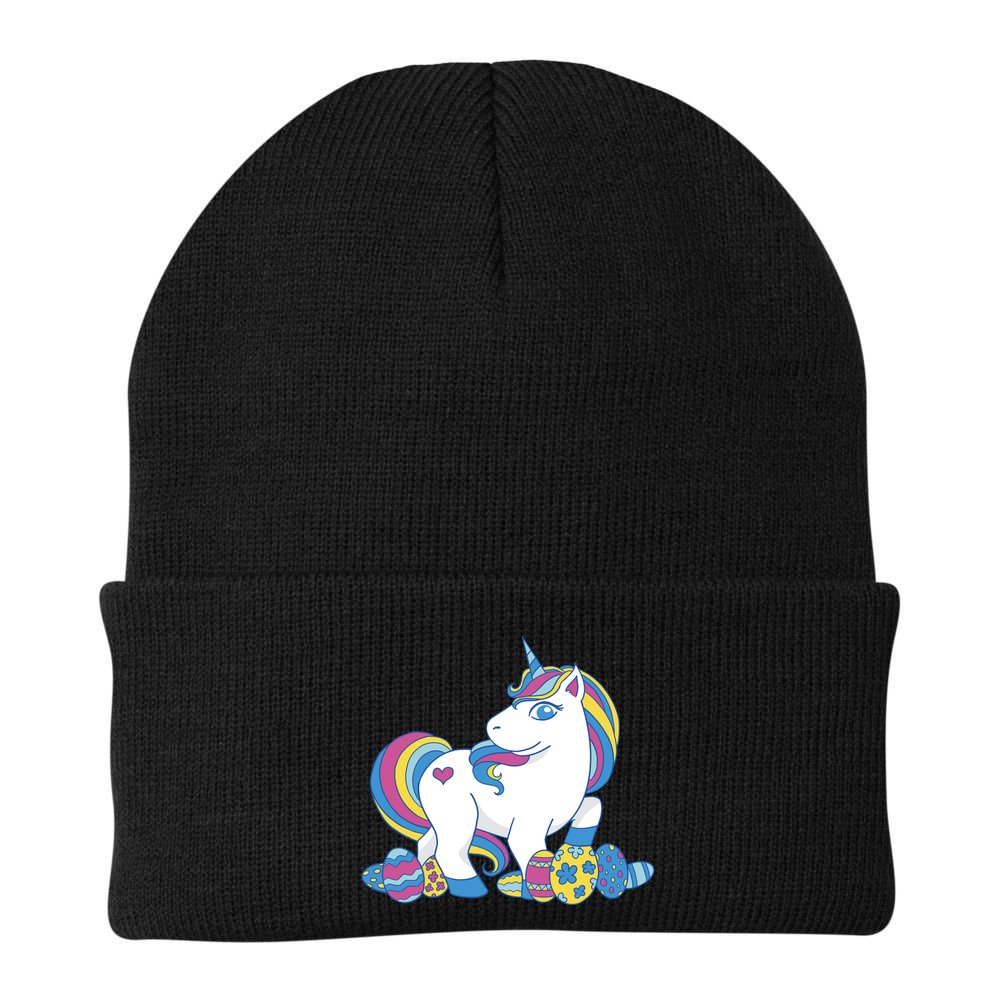 Cute Easter Eggs Unicorn Beanie