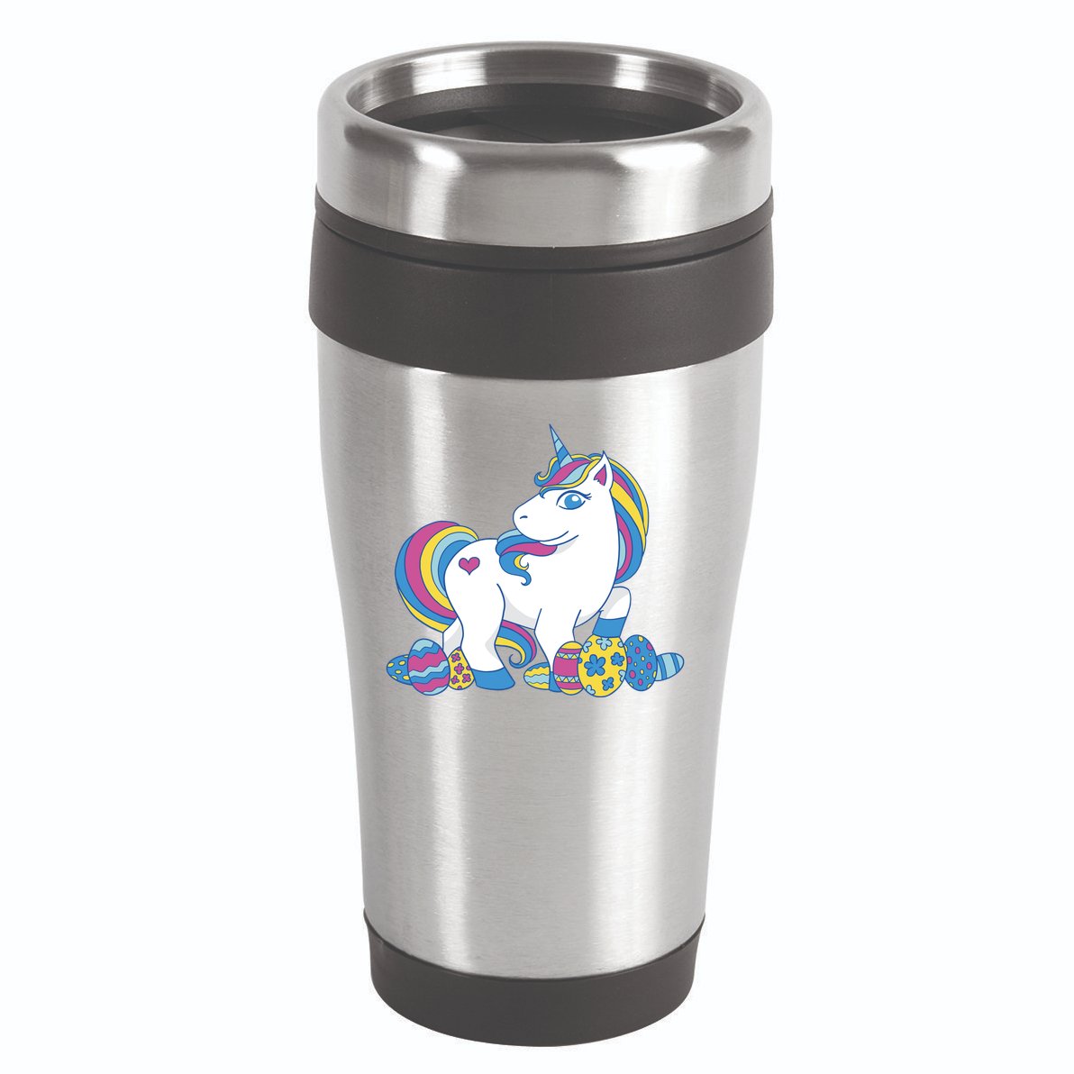 Cute Easter Eggs Unicorn 16oz Travel Tumbler