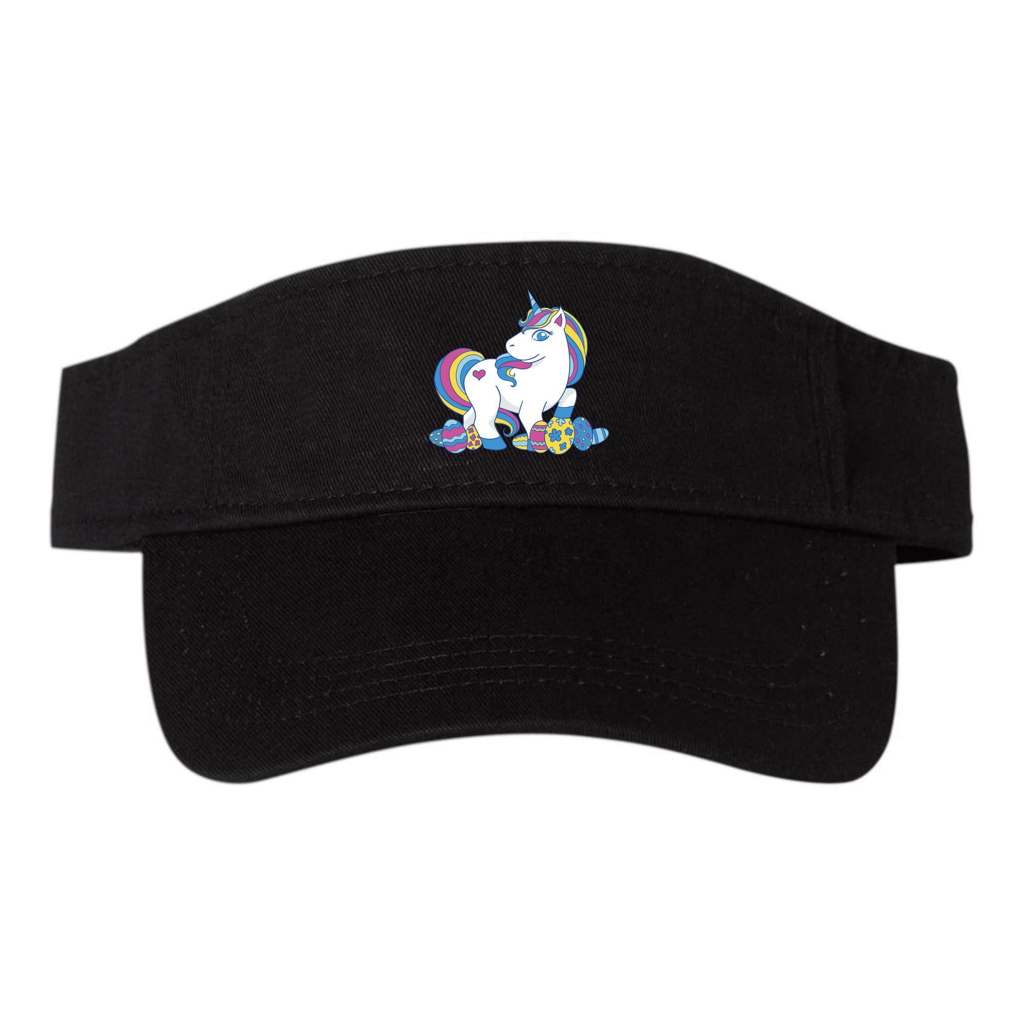 Cute Easter Eggs Unicorn Visor