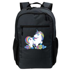 Cute Easter Eggs Unicorn Daily Commute Backpack