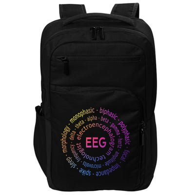 Colorful EEG - EEG Appreciation - EEG Pediatric Impact Tech Backpack
