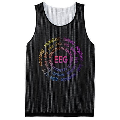 Colorful EEG - EEG Appreciation - EEG Pediatric Mesh Reversible Basketball Jersey Tank