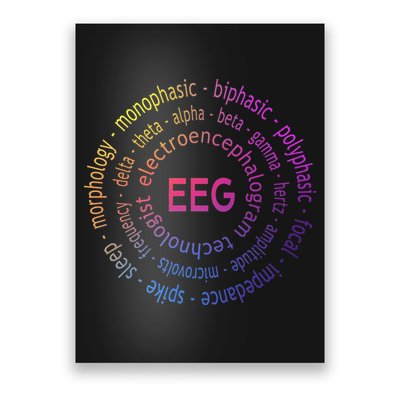 Colorful EEG - EEG Appreciation - EEG Pediatric Poster