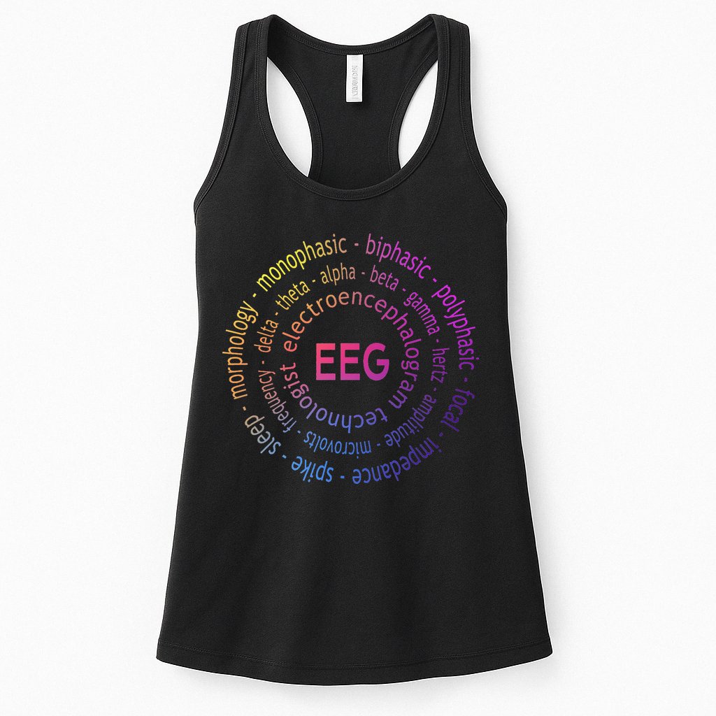 Colorful EEG - EEG Appreciation - EEG Pediatric Womens Tank Top