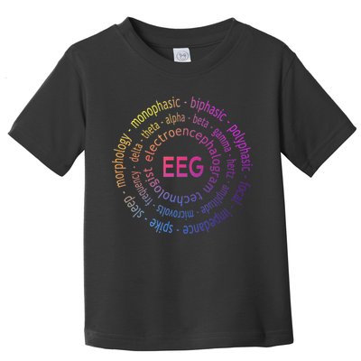 Colorful EEG - EEG Appreciation - EEG Pediatric Toddler T-Shirt