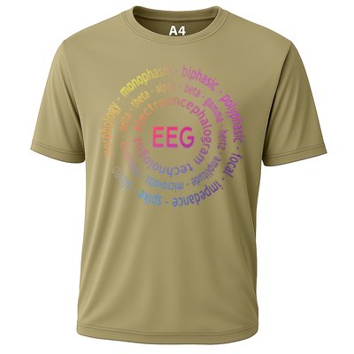 Colorful EEG - EEG Appreciation - EEG Pediatric Cooling Performance Crew T-Shirt
