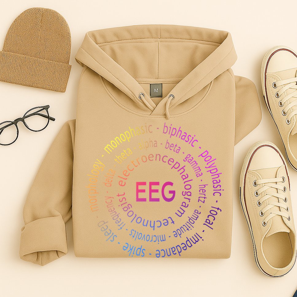 Colorful EEG - EEG Appreciation - EEG Pediatric Hoodie
