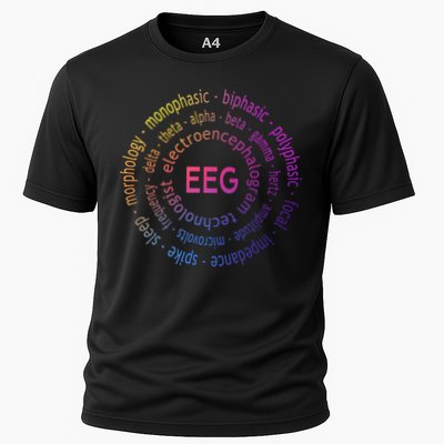 Colorful EEG - EEG Appreciation - EEG Pediatric Appreciation Cooling Performance Crew T-Shirt