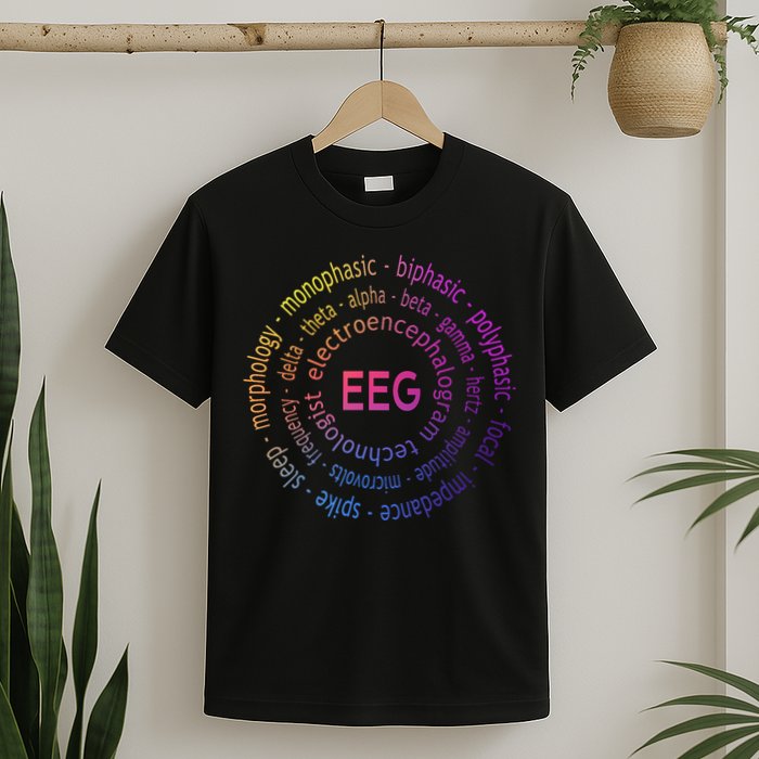Colorful EEG - EEG Appreciation - EEG Pediatric Appreciation T-Shirt