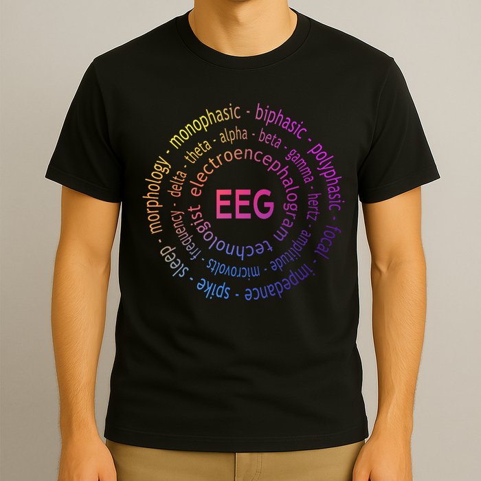 Colorful EEG - EEG Appreciation - EEG Pediatric Appreciation T-Shirt