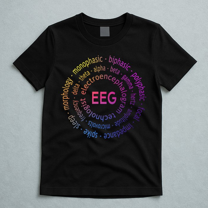 Colorful EEG - EEG Appreciation - EEG Pediatric Appreciation T-Shirt