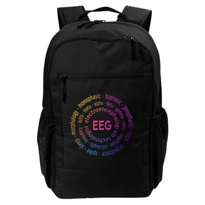 Colorful EEG - EEG Appreciation - EEG Pediatric Appreciation Daily Commute Backpack