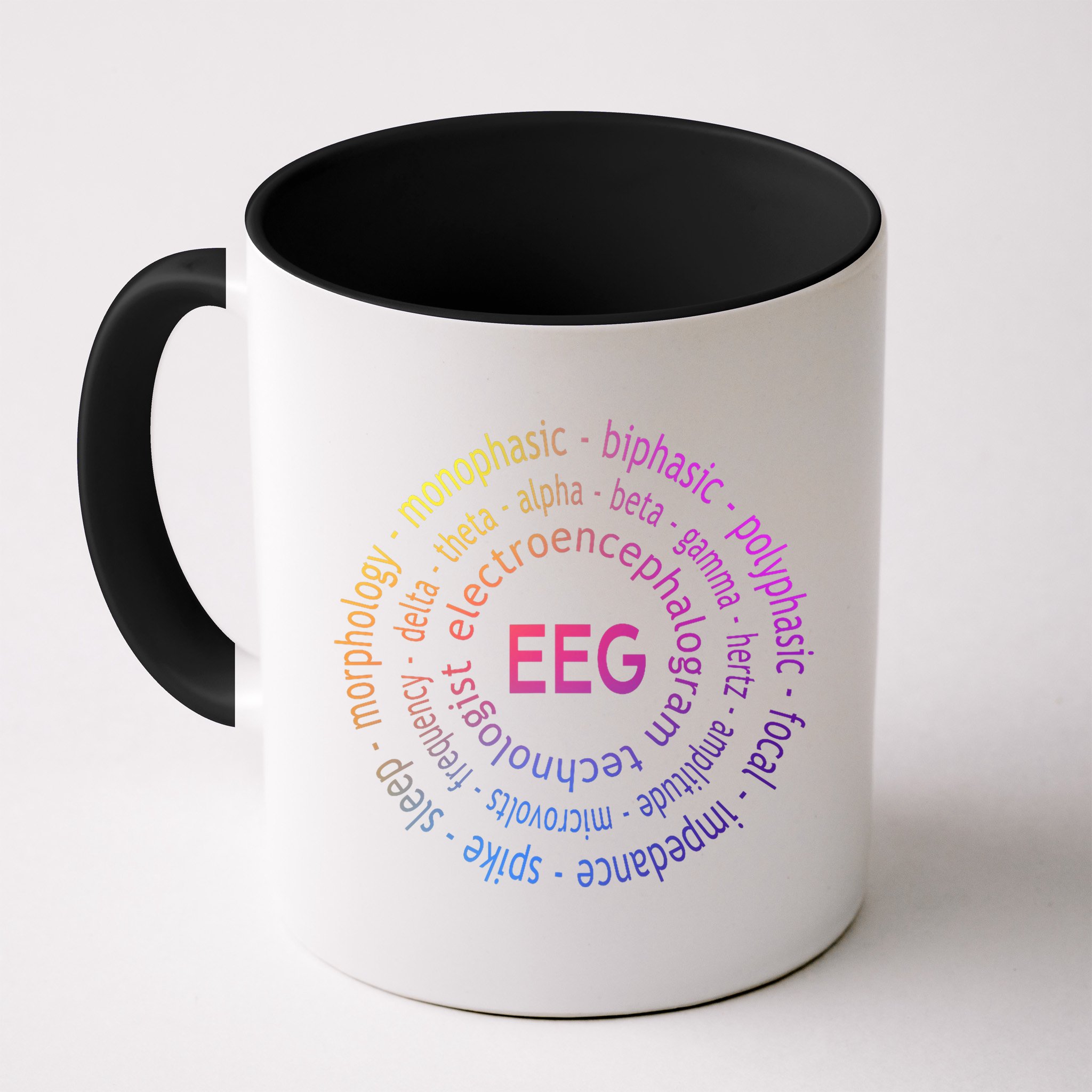 Colorful EEG - EEG Appreciation - EEG Pediatric Appreciation Mug