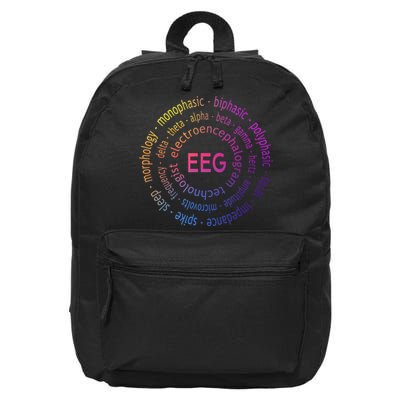 Colorful EEG - EEG Appreciation - EEG Pediatric Appreciation 16 in Basic Backpack