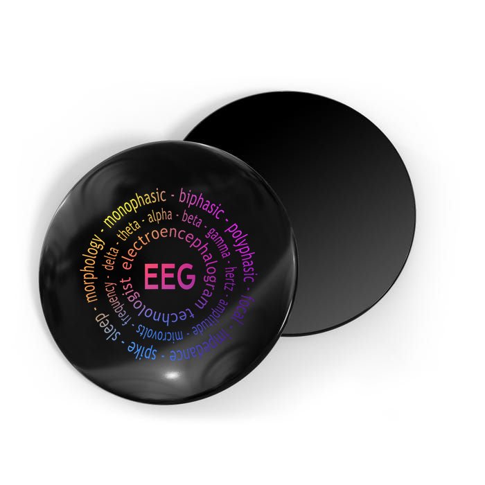 Colorful EEG - EEG Appreciation - EEG Pediatric Appreciation Magnet