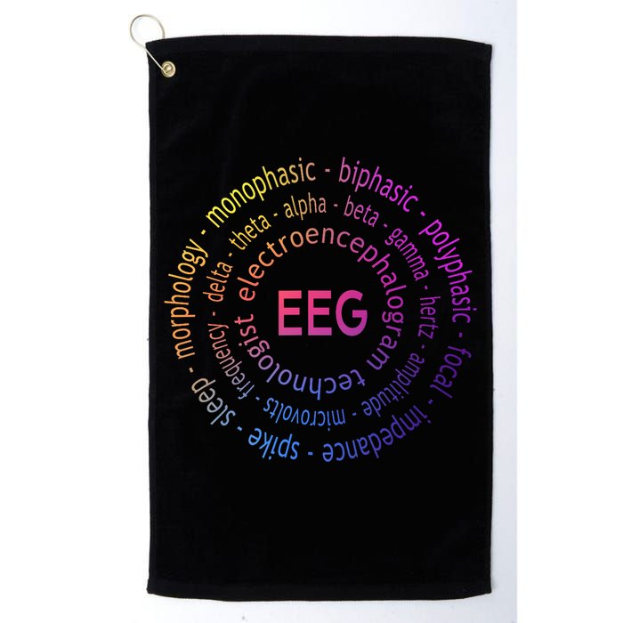 Colorful EEG - EEG Appreciation - EEG Pediatric Appreciation Golf Towel