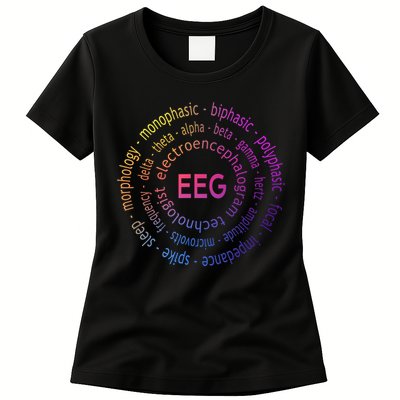 Colorful EEG - EEG Appreciation - EEG Pediatric Appreciation Womens T-Shirt