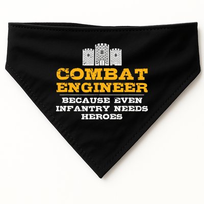 Combat Engineer Engineer Gifts Army Engineering USA-Made Doggie Bandana