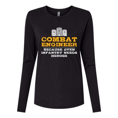 Combat Engineer Engineer Gifts Army Engineering Womens Cotton Relaxed Long Sleeve T-Shirt