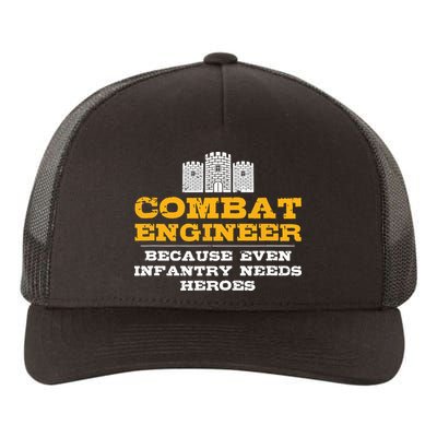 Combat Engineer Engineer Gifts Army Engineering Yupoong Adult 5-Panel Trucker Hat