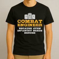 Combat Engineer Engineer Gifts Army Engineering T-Shirt