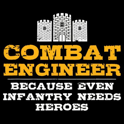 Combat Engineer Engineer Gifts Army Engineering T-Shirt