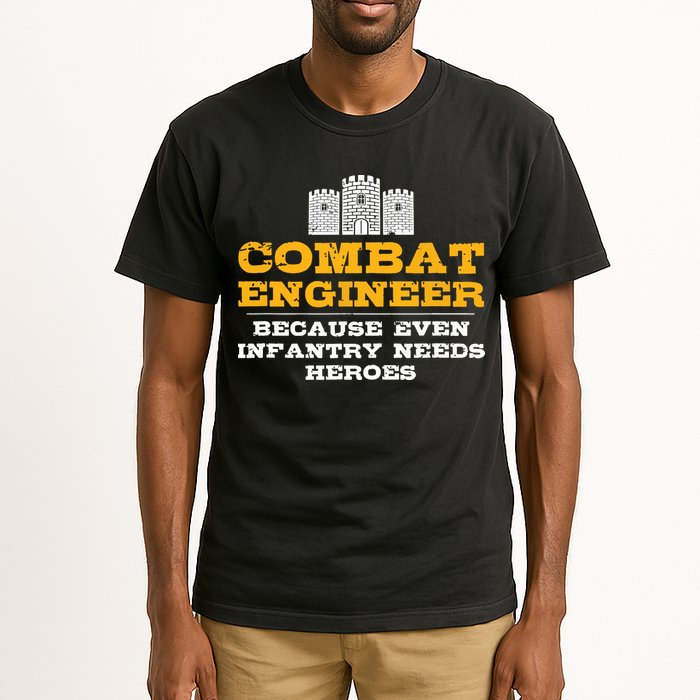 Combat Engineer Engineer Gifts Army Engineering Tall T-Shirt
