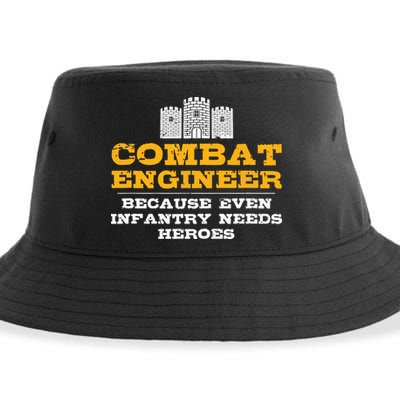Combat Engineer Engineer Gifts Army Engineering Sustainable Bucket Hat