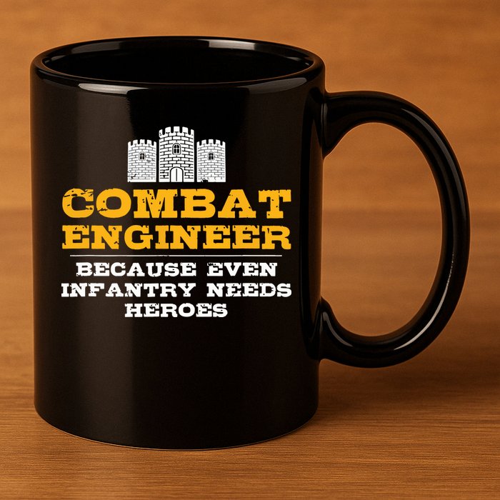 Combat Engineer Engineer Gifts Army Engineering 11oz C Handle Ceramic Mug