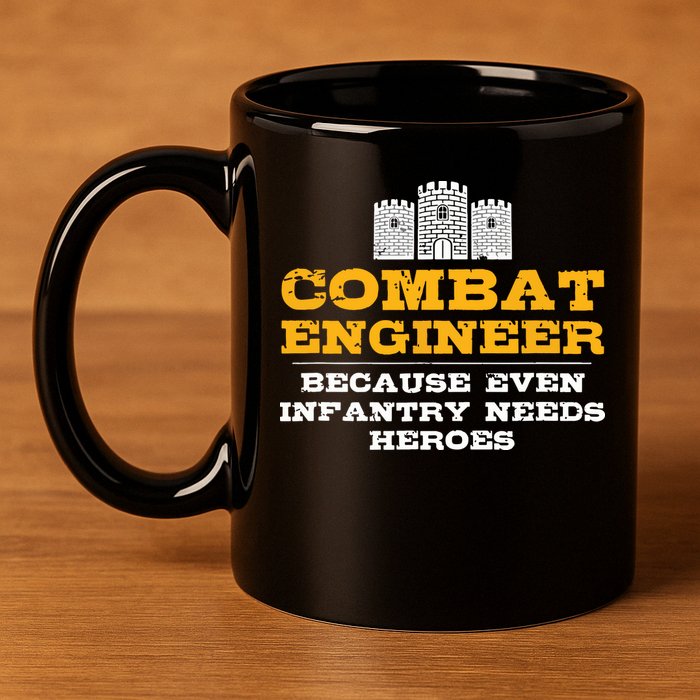 Combat Engineer Engineer Gifts Army Engineering 11oz C Handle Ceramic Mug
