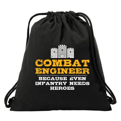 Combat Engineer Engineer Gifts Army Engineering Drawstring Bag