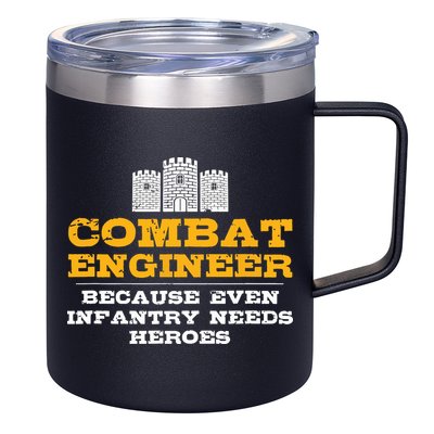 Combat Engineer Engineer Gifts Army Engineering 12oz Stainless Steel Coffee Mug