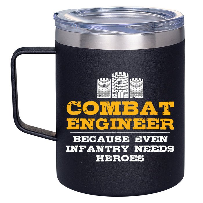 Combat Engineer Engineer Gifts Army Engineering 12oz Stainless Steel Coffee Mug