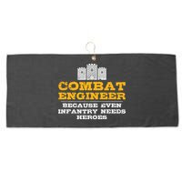 Combat Engineer Engineer Gifts Army Engineering Large Microfiber Waffle Golf Towel
