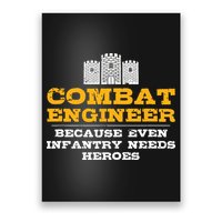 Combat Engineer Engineer Gifts Army Engineering Poster