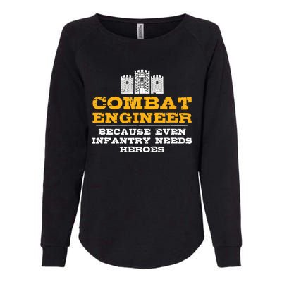 Combat Engineer Engineer Gifts Army Engineering Womens California Wash Sweatshirt