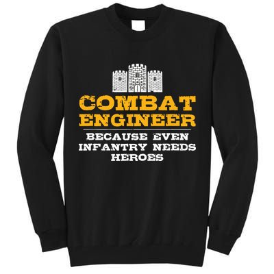 Combat Engineer Engineer Gifts Army Engineering Tall Sweatshirt