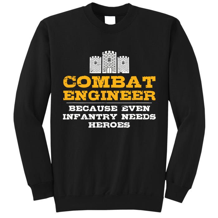 Combat Engineer Engineer Gifts Army Engineering Tall Sweatshirt