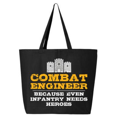 Combat Engineer Engineer Gifts Army Engineering 25L Jumbo Tote