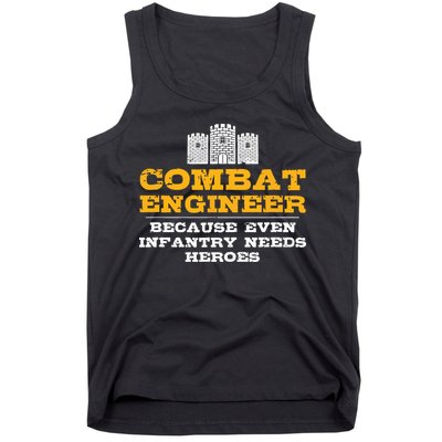 Combat Engineer Engineer Gifts Army Engineering Tank Top
