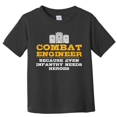 Combat Engineer Engineer Gifts Army Engineering Toddler T-Shirt