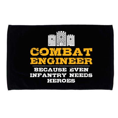 Combat Engineer Engineer Gifts Army Engineering Microfiber Hand Towel